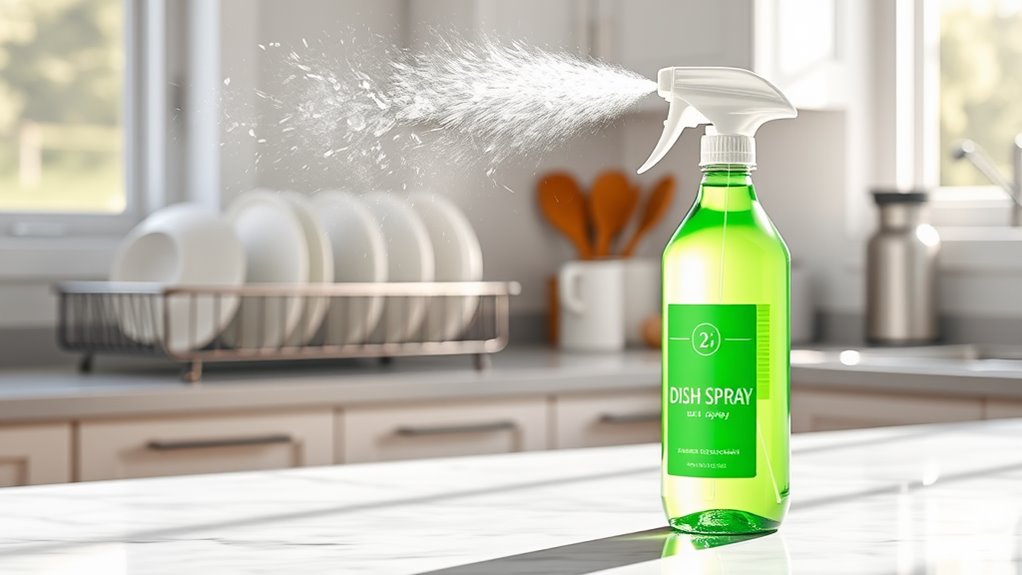 3-Ingredient Dish Spray That Cuts Grease Fast