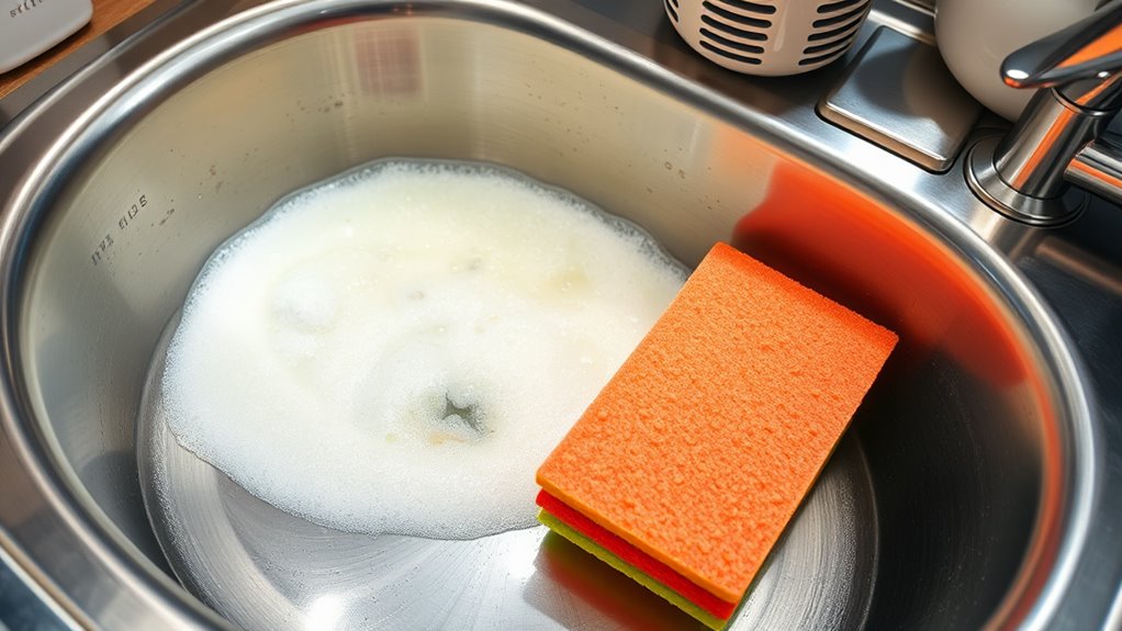 This Sink Trick Will Save You Hours of Scrubbing