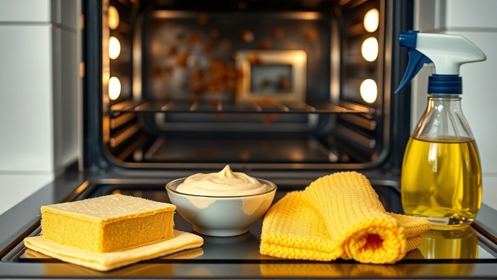 How to Remove Burnt-On Stains from Your Oven